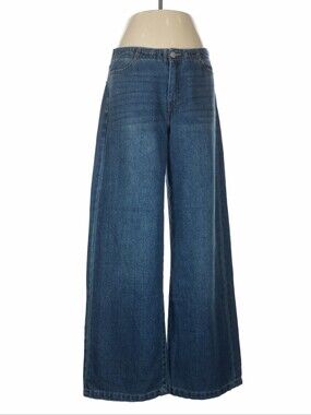 Habitual Jade Drawstring Wide Leg High Rise Jeans Sz 4 / 27